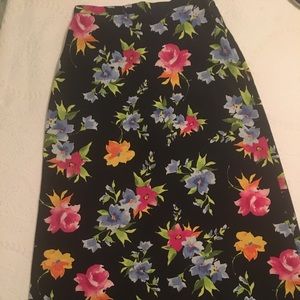 Villager by Liz Claiborne floral skirt